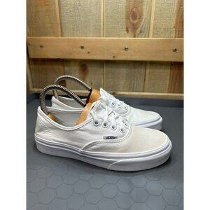 Vans Authentic White Canvas Shoes US Women 5.5 US Men 4.0